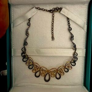 Carolyn Pollack filigree necklace. Comes with box and protective soft envelope.